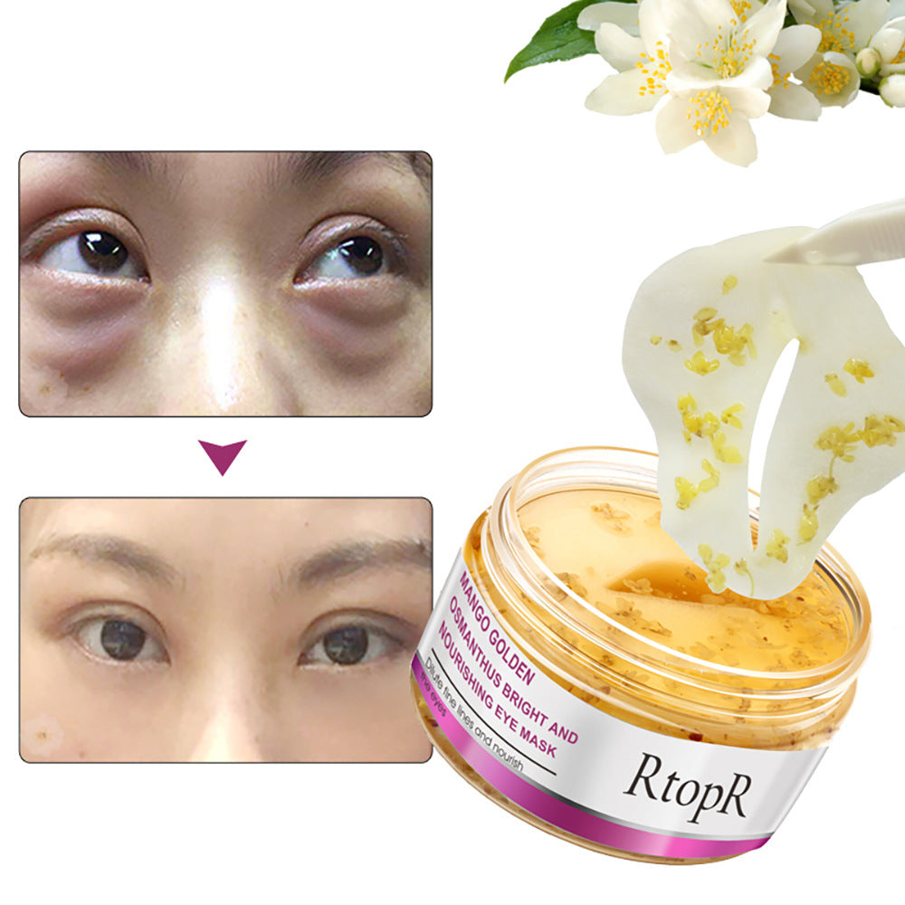Eye Mask Mango Golden Osmanthus Bright And Nourishing Skin Care Anti-Puffiness Dark Circle Anti-Aging Treatment Mask