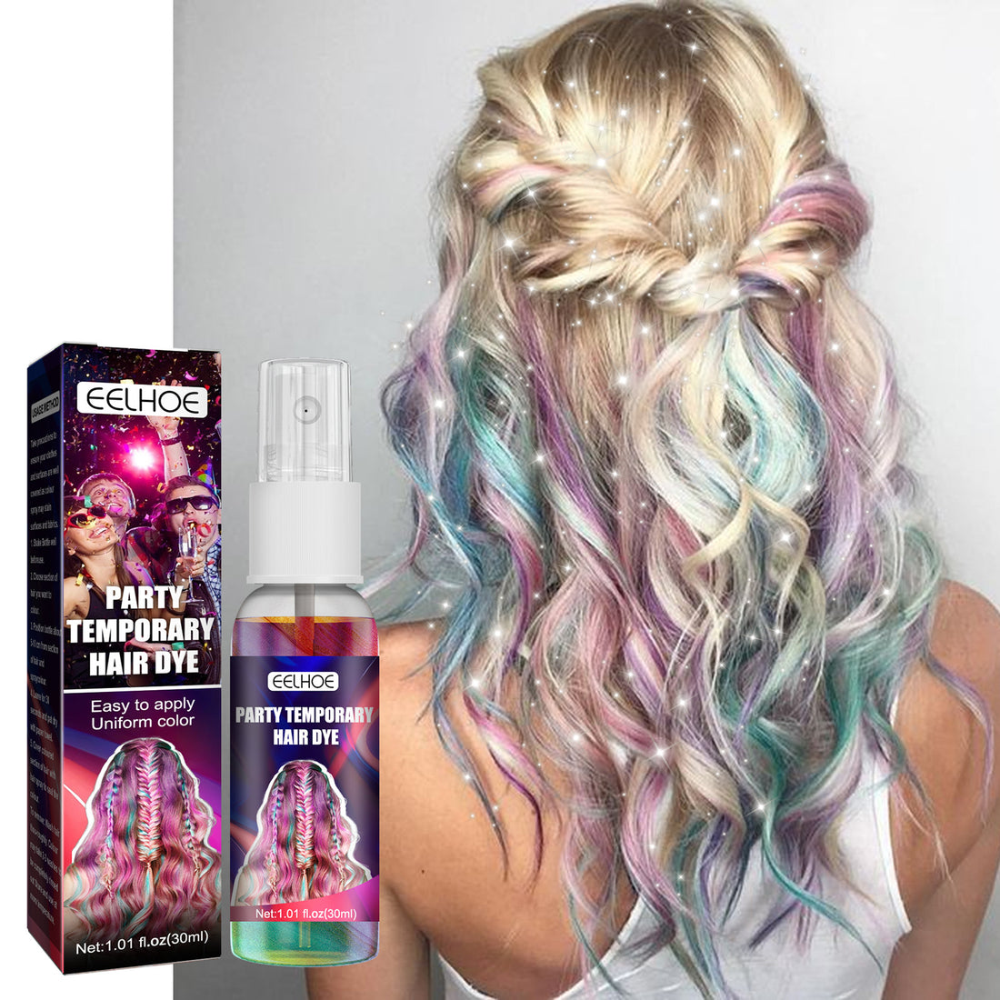 Hair Spray Disposable Party Quick Coloring