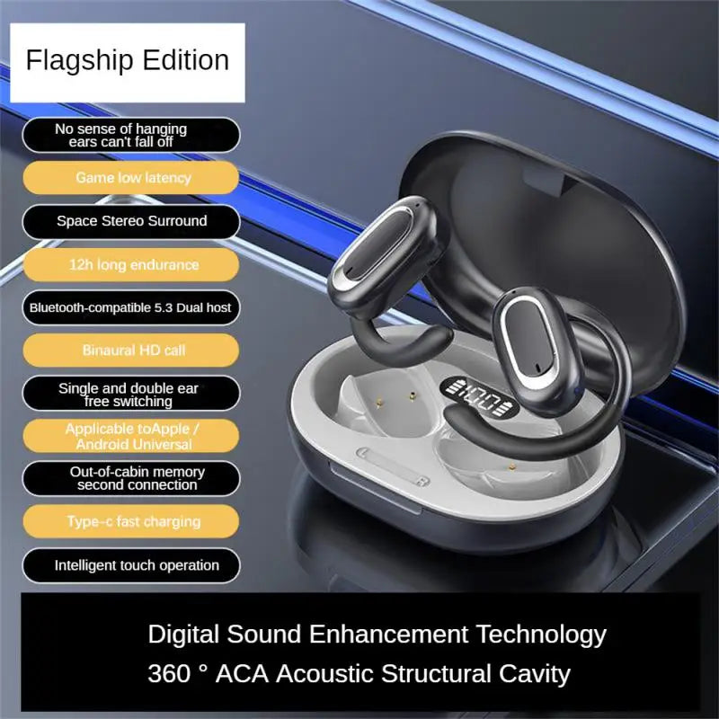 3D Surround Sound Open Bluetooth Headset