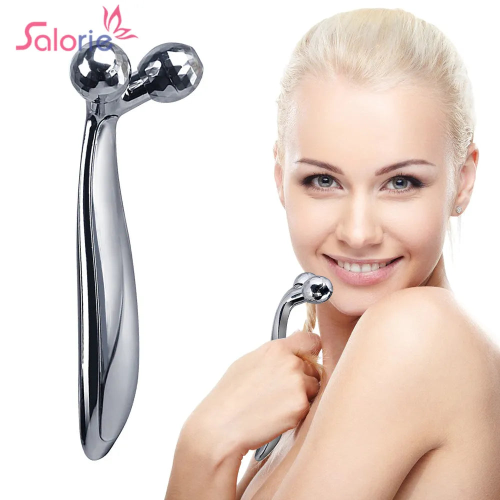 360 Rotate Silver Thin Face Full Body Roller
