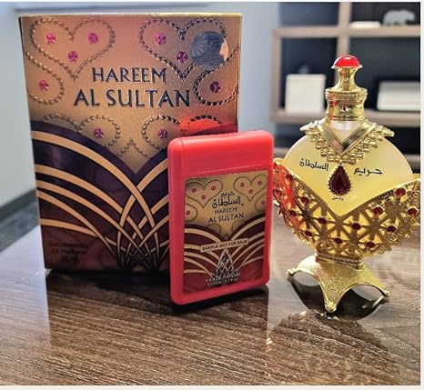 KHADLAJ PERFUMES Hareem Al Sultan Gold Concentrated Perfume Oil For Unisex, 1.18 Ounce
