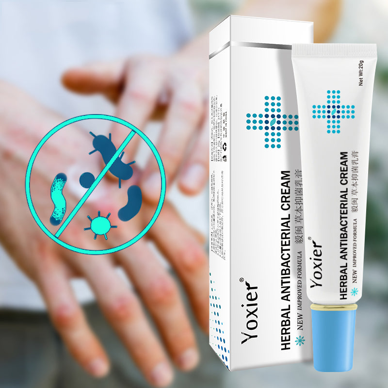 Herbal Antibacterial Cream Psoriasis Cream Anti-itch Relief Eczema Skin Rash Urticaria Desquamation Treatment